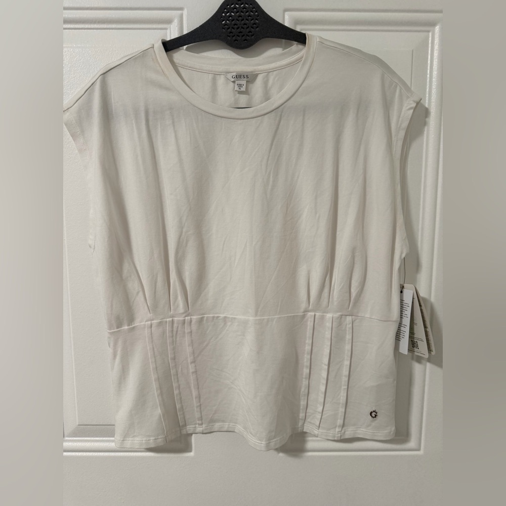 GUESS KARMEN CINCHED SLEEVELESS CORSET TOP, XL NWT - Picture 5 of 10